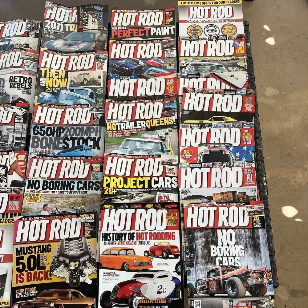 42 HOT ROD MAGAZINE From YEARs 2009-2016 Not Complete Various Months